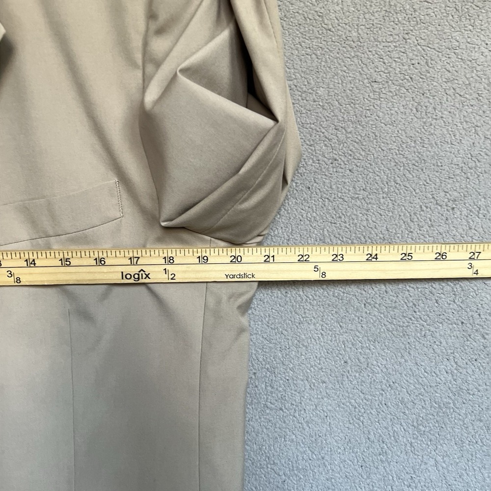Brooks Brothers Blazer Mens 40R Brown Suit Coat Unstructured Brookscool Poplin - Picture 11 of 16